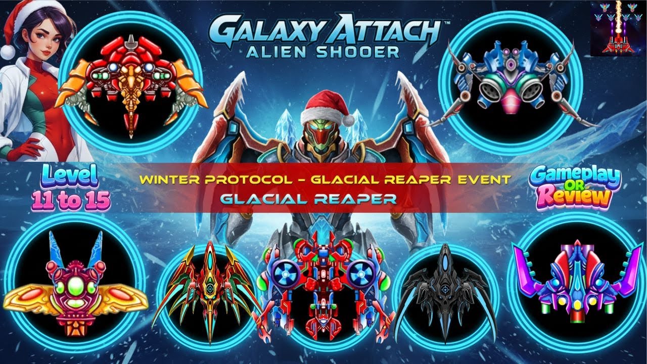 GAAS | Winter Protocol Glacial Reaper Christmas Event 2025 | Level 11 to 15 | Review By Apache Gamer