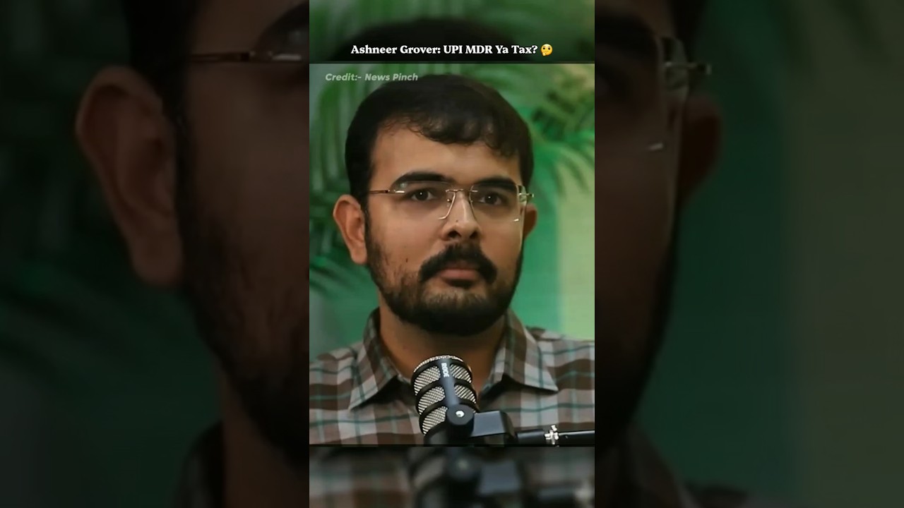 Ashneer Grover: UPI MDR or Tax? 🤔 @TheNewsPinch #abhinavpandey #saurabhtripathi #newspinch