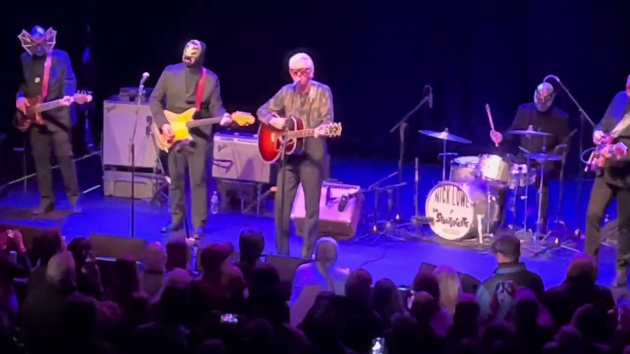 Nick Lowe with Los Straitjackets, “Cruel To Be Kind,” White Eagle Hall, Jersey City, NJ, 11/4/2023