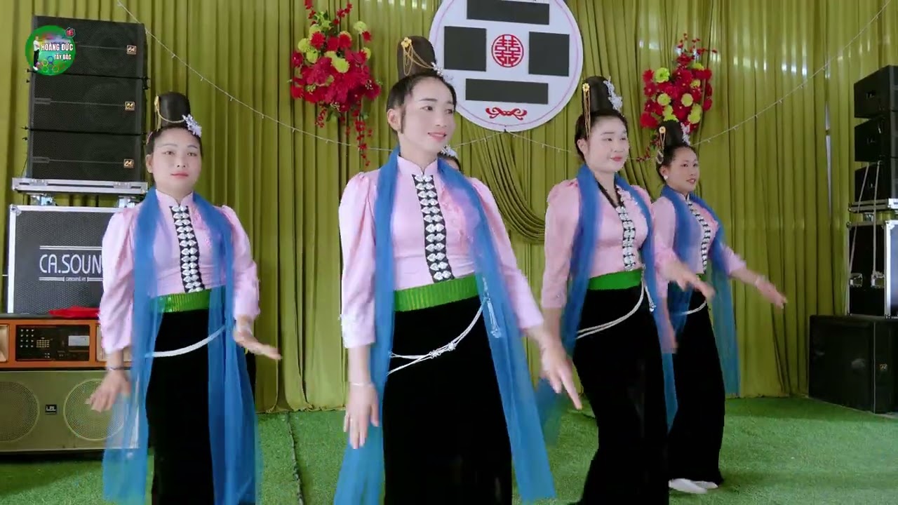 MÚA KHĂN CÁC ÊM PẢ BẢN TÒNG - MỪNG HẠNH PHÚC - CHÚ RỂ DUY LONG & CÔ DÂU HÀ THẮM
