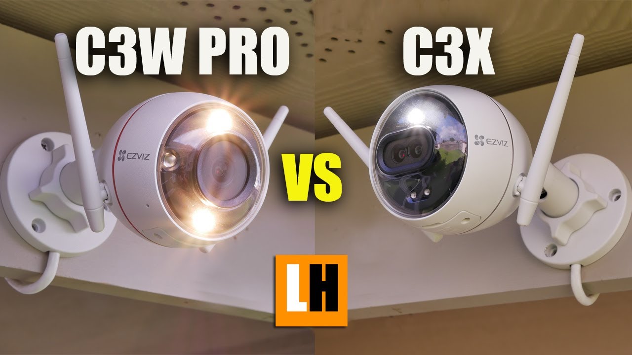 Best EZVIZ Outdoor WIFI Camera - C3W PRO vs C3X
