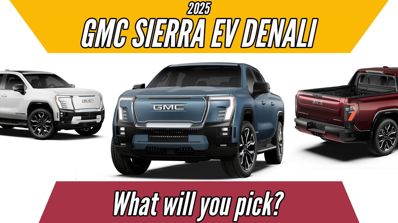 2025 GMC Sierra EV Denali &ndash; All Color Options - Images | AUTOBICS