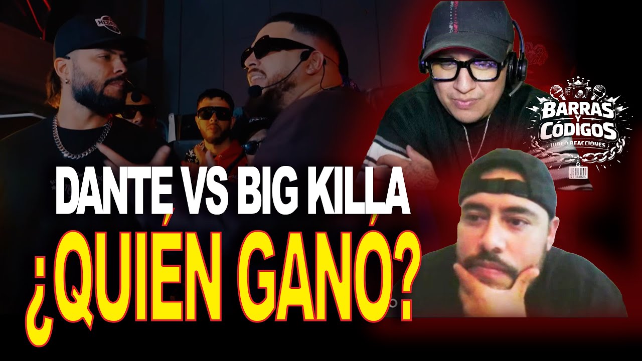 ¿Quién ganó? DANTE vs BIG KILLA | Batalla Escrita HIGH BARS (Reacción)