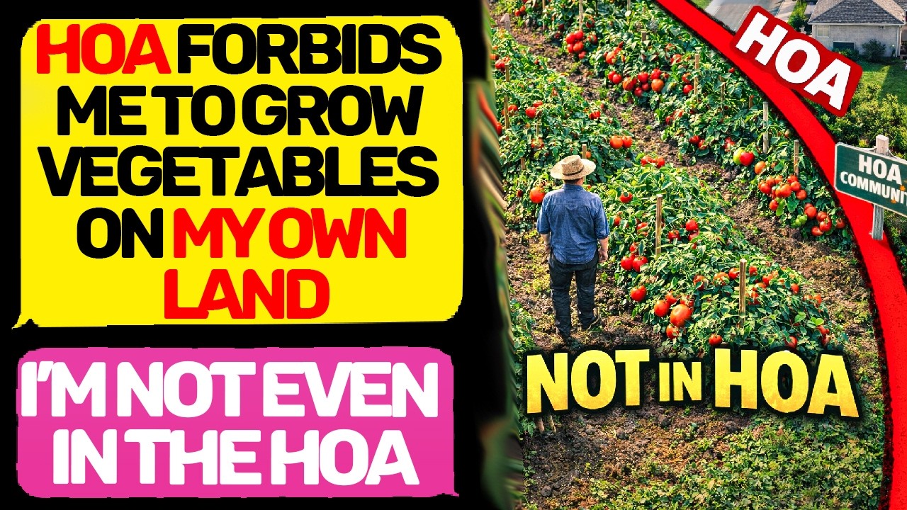 HOA Told Me I Can’t Grow Vegetables on My Own Land… I’m Not Even in the HOA EntitledPeople