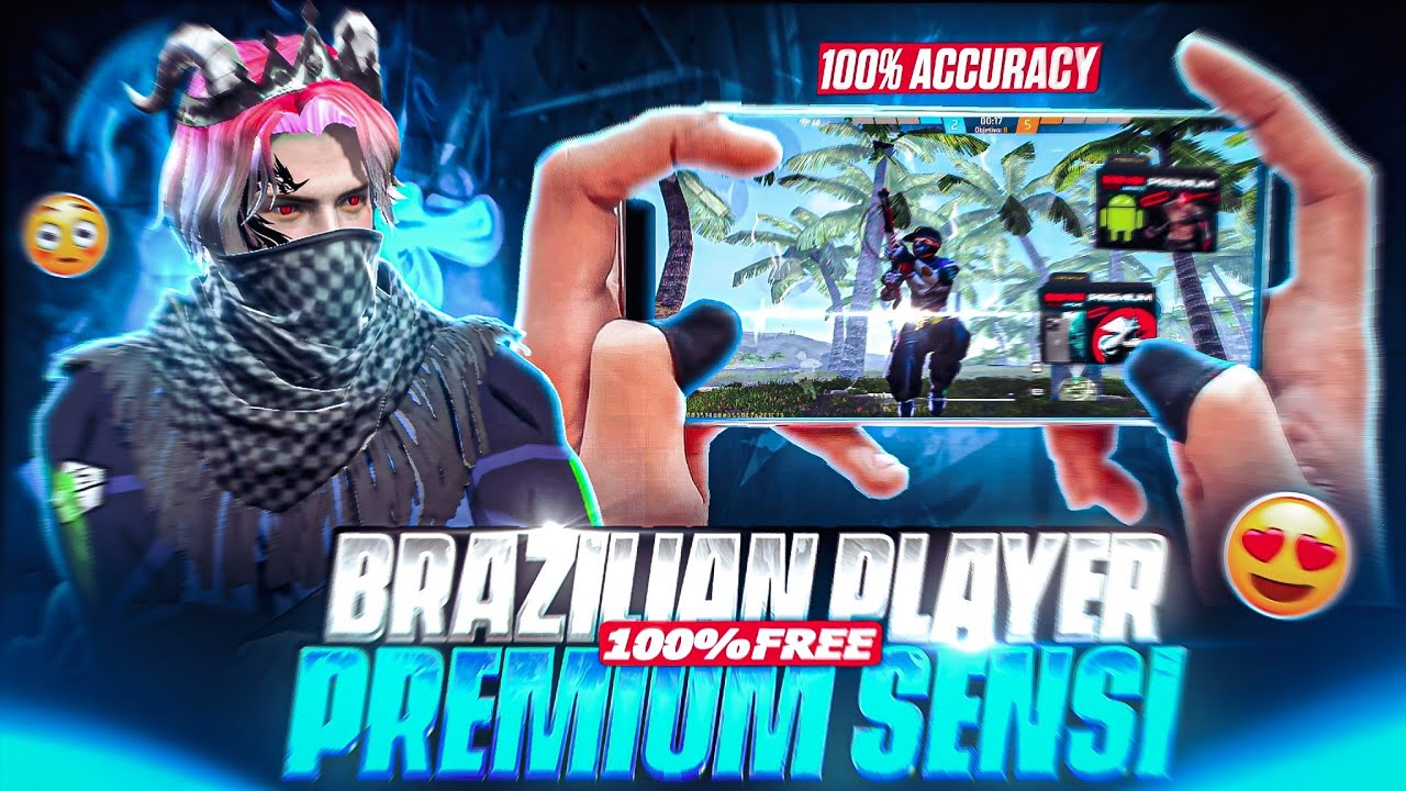 BRAZILIAN PLAYER PREMIUM SENSI  🤯🔥SENSITIVITY SETTING ⚙️✅ NO RECOIL SENSI | HOW TO USE PAID SENSI 💀