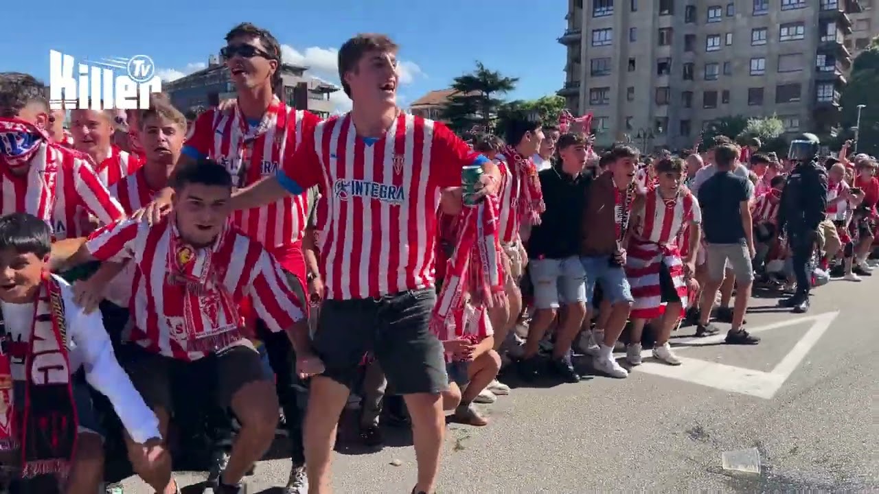 🔵🔴🔥 Las aficiones de Oviedo y Sporting lo vuelven a hacer: ¡ESTO ES EL DERBI ASTURIANO!