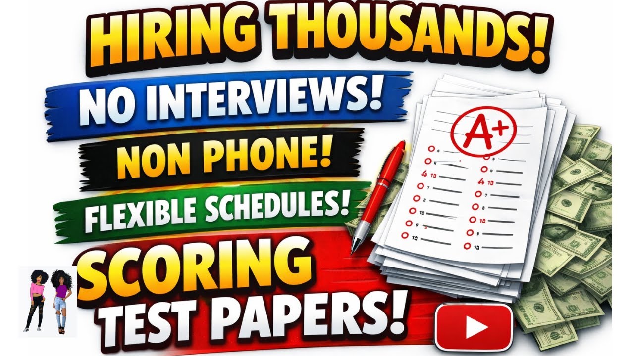 Quiet Non Phone Work From Home As A Test Evaluator | Scoring Test Papers From Home
