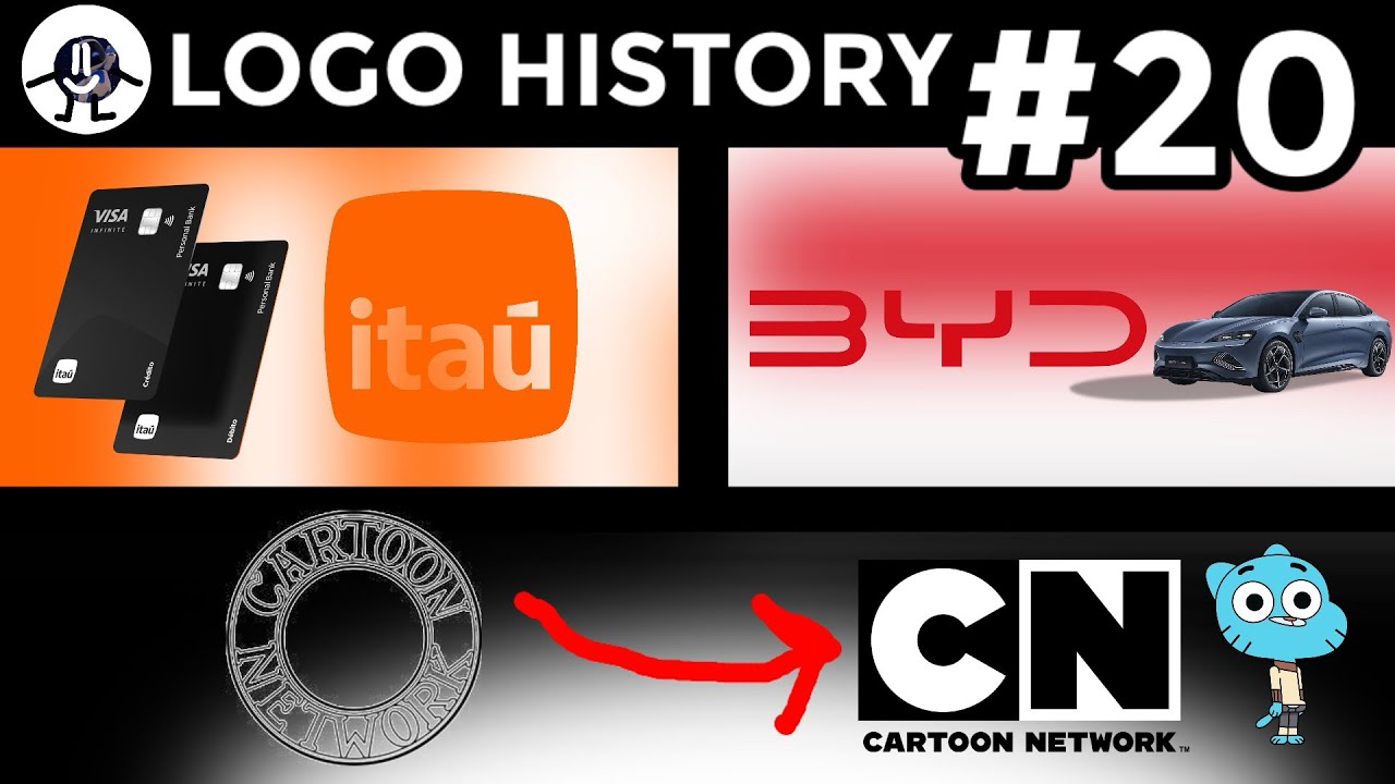LOGO HISTORY #20 Itaú, BYD & Cartoon Network