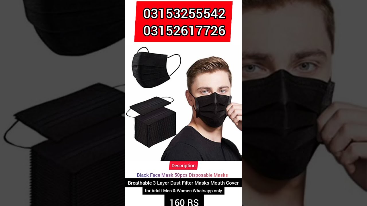 ❤️FACE MASKS Black Ninja Style🇵🇰😷WHOLESALE in KARACHI❤️Whatsapp +923153235542