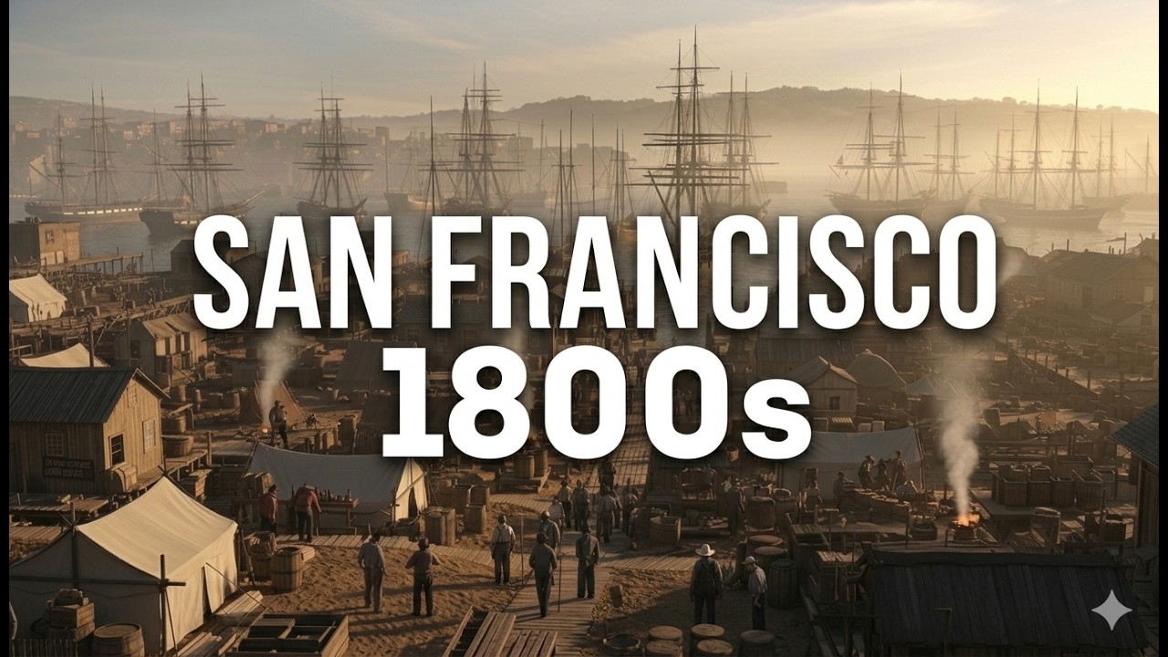 San Francisco in the 1800s (AI Reconstruction) #history #sanfrancisco #usa #california