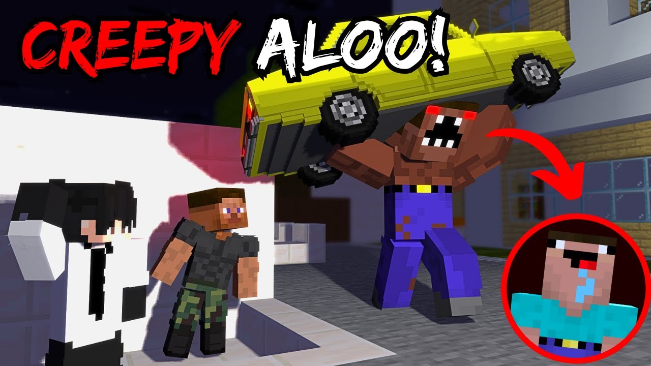 Ye Aloo Ko Kya Hogaya😨CREEPY ALOO MINECRAFT HORROR STORY