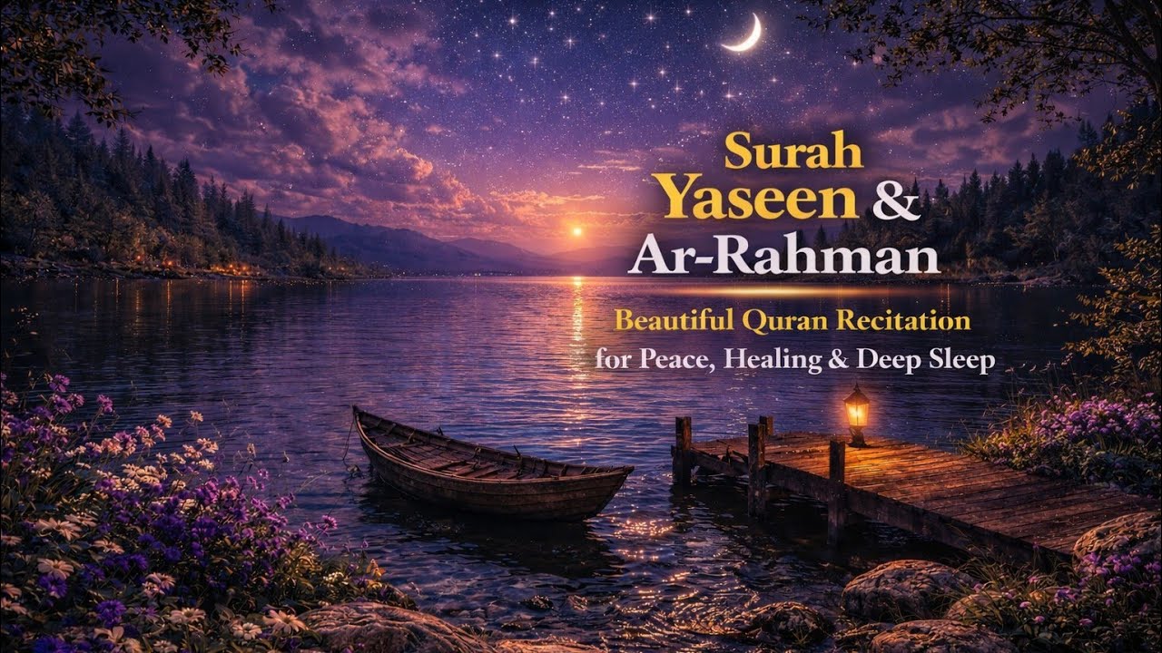 Surah Yasin (Yaseen) & Surah Ar Rahman | Beautiful Quran Recitation for Peace , Healing & Deep Sleep