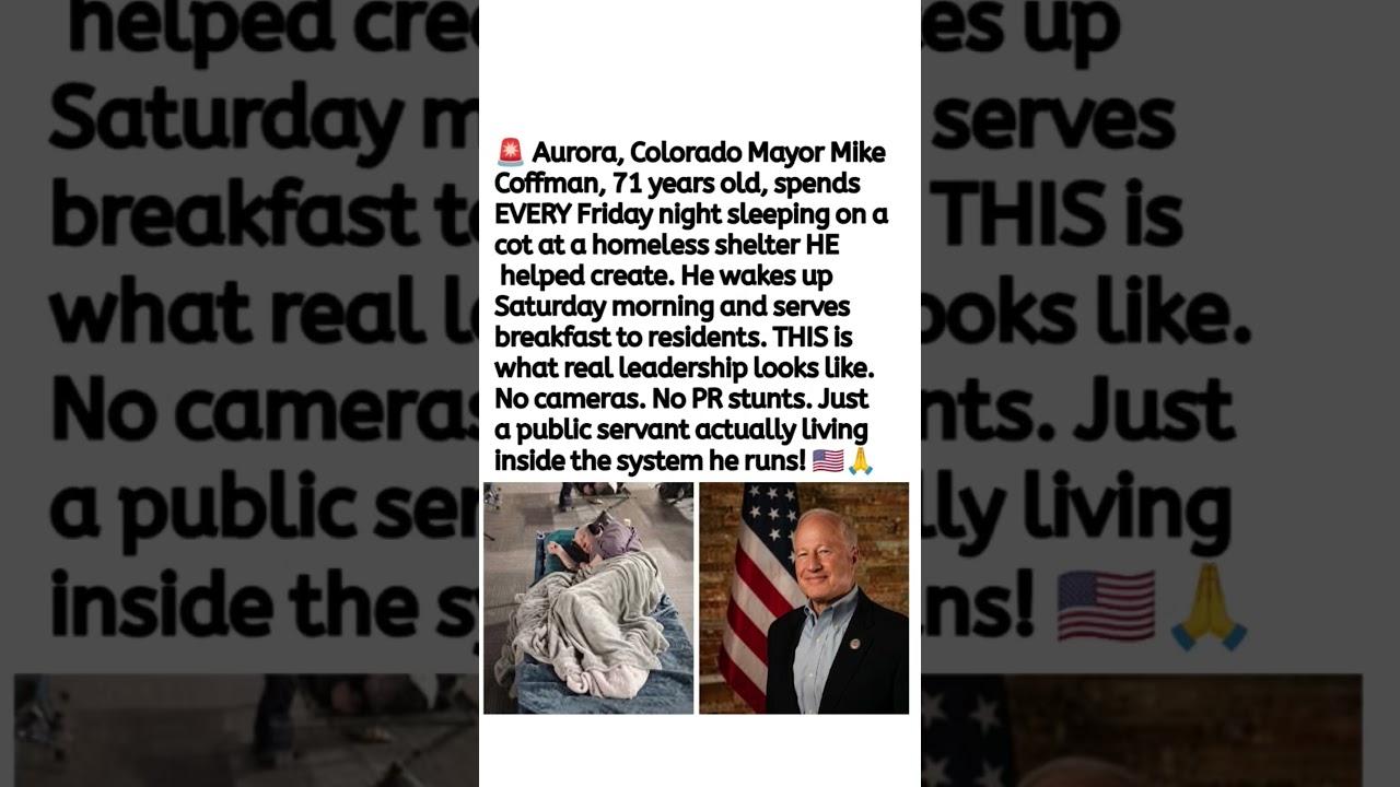 Colorado Mayor's Homeless Shelter Tradition Inspires Millions 🇺🇸