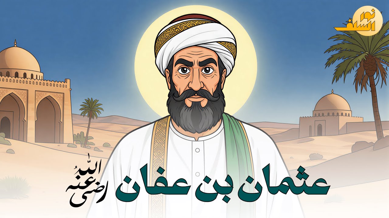 عثمان بن عفّان رضي الله عنه: حياة الخليفة الثالث، الإنجازات الكبرى، جمع القرآن، ودروس الصبر والقيادة