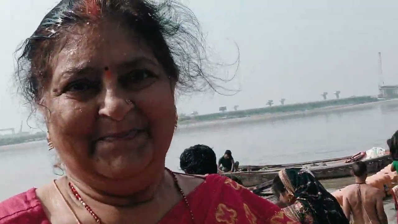 गंगा स्नान public जामवाड़ा,  देखिय #public #minivlog #gangadarsan