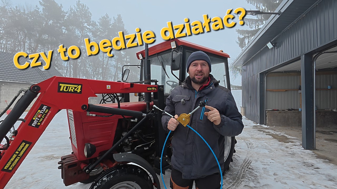 JAK ZAMONTOWAĆ GAZ RĘCZNY W CIĄGNIKU ?