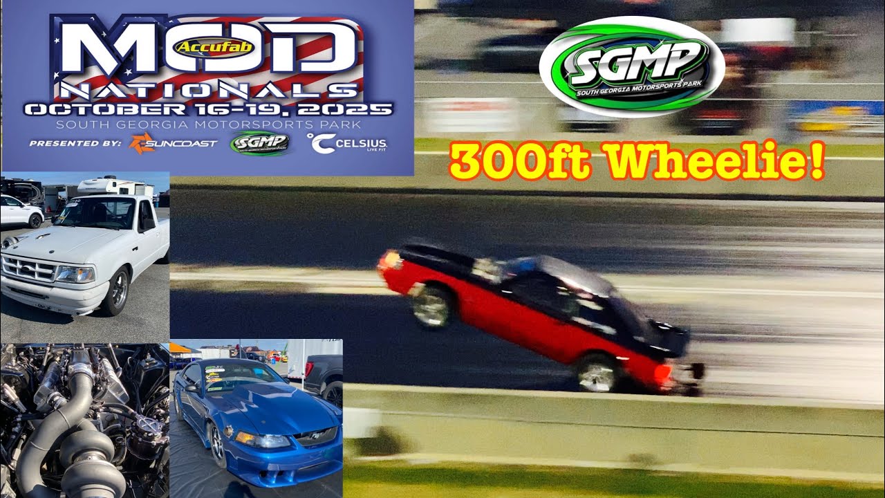 Чемпионат MOD Nationals 2025, день 2, 300 футов на заднем колесе!