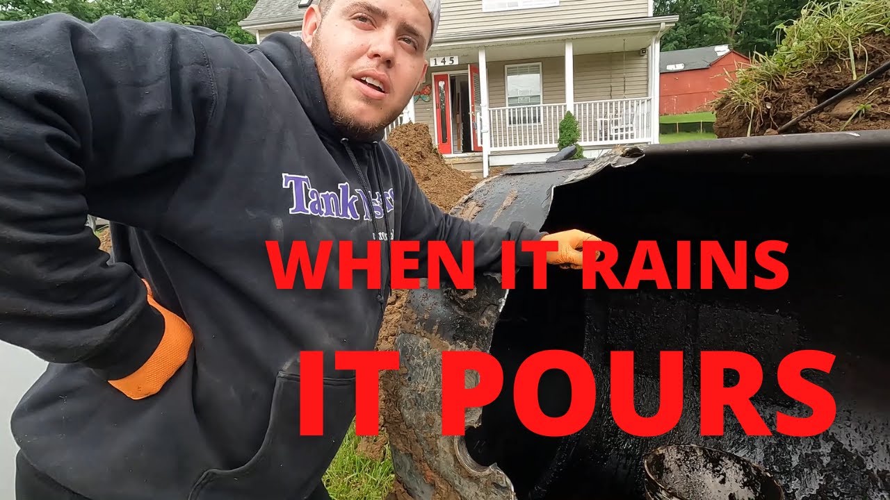 New Jersey Underground Oil Tank Removal in the Pouring Rain