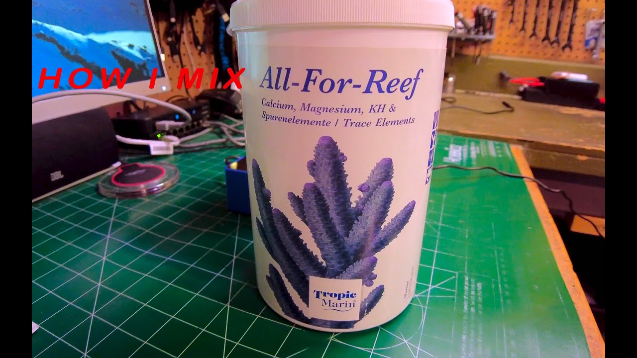 How I Mix All For Reef Powdered version