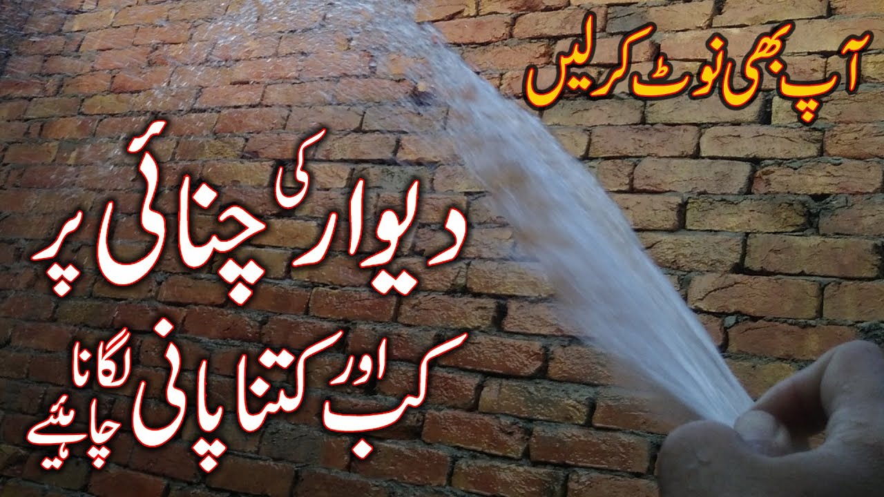 CURING PROCESS - CURING TIME FOR PLASTER - NEW WALL CURING तराई