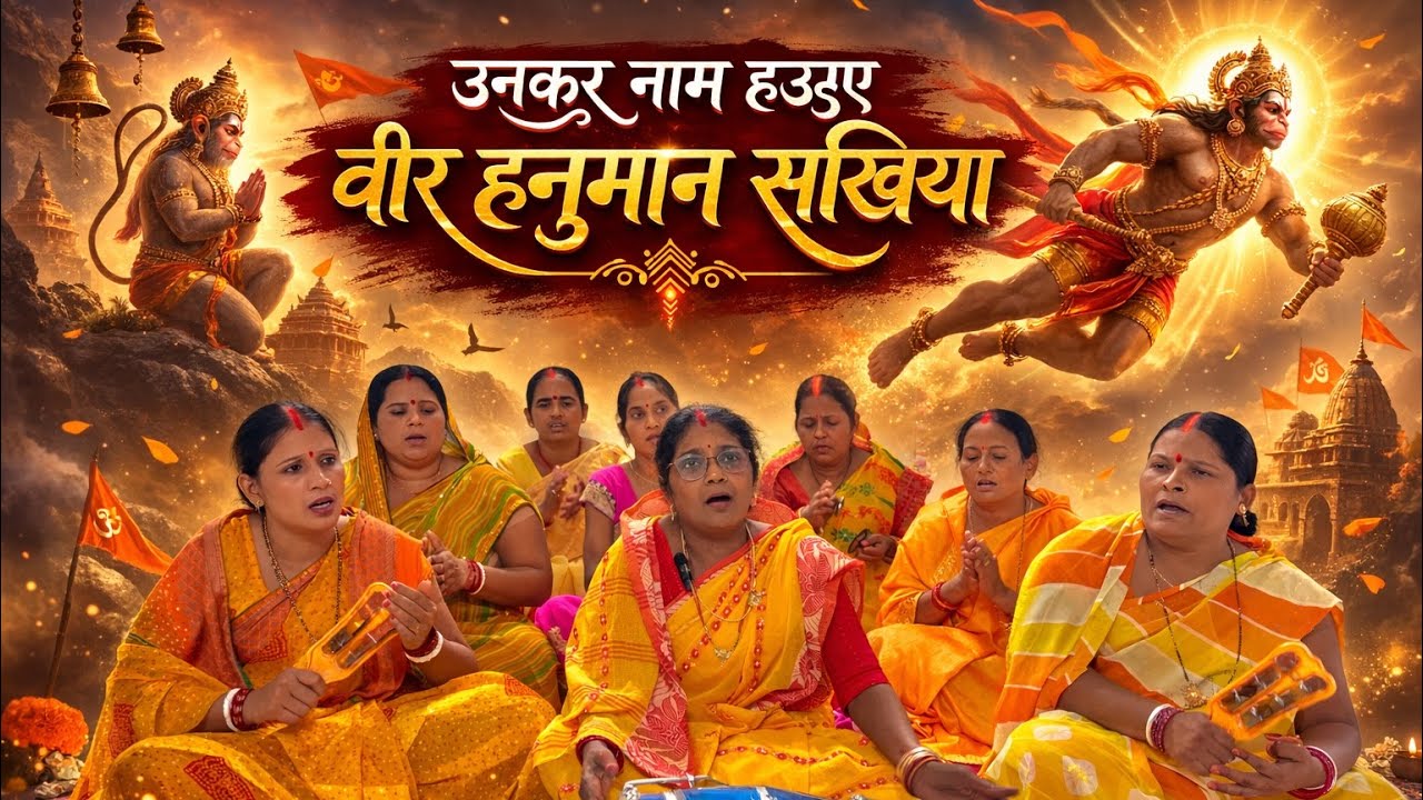 उनकर नाम होये वीर हनुमान सखिया || हनुमान जी #bhajan -By Suman Vishwakarma & group| #veerhanuman song
