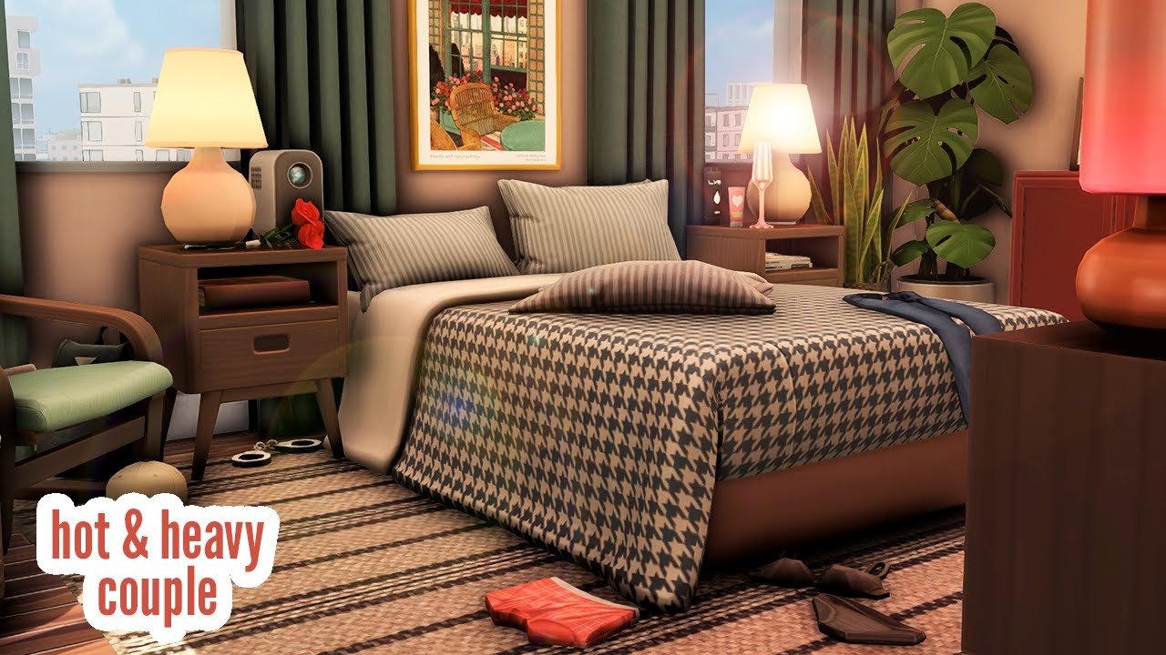 Горячая и тяжелая пара \\ The Sims 4 CC скоростная сборка