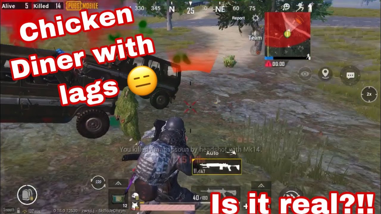 CHICKEN DINNER WITH LAGS?/PUBG MOBILE/WAIR-OR