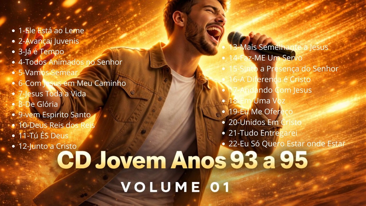 Louvores Jovens Adventistas 93 a 95 – Relíquias Que Tocam a Alma CD Jovem,CD JA,Louvor,Adventistas