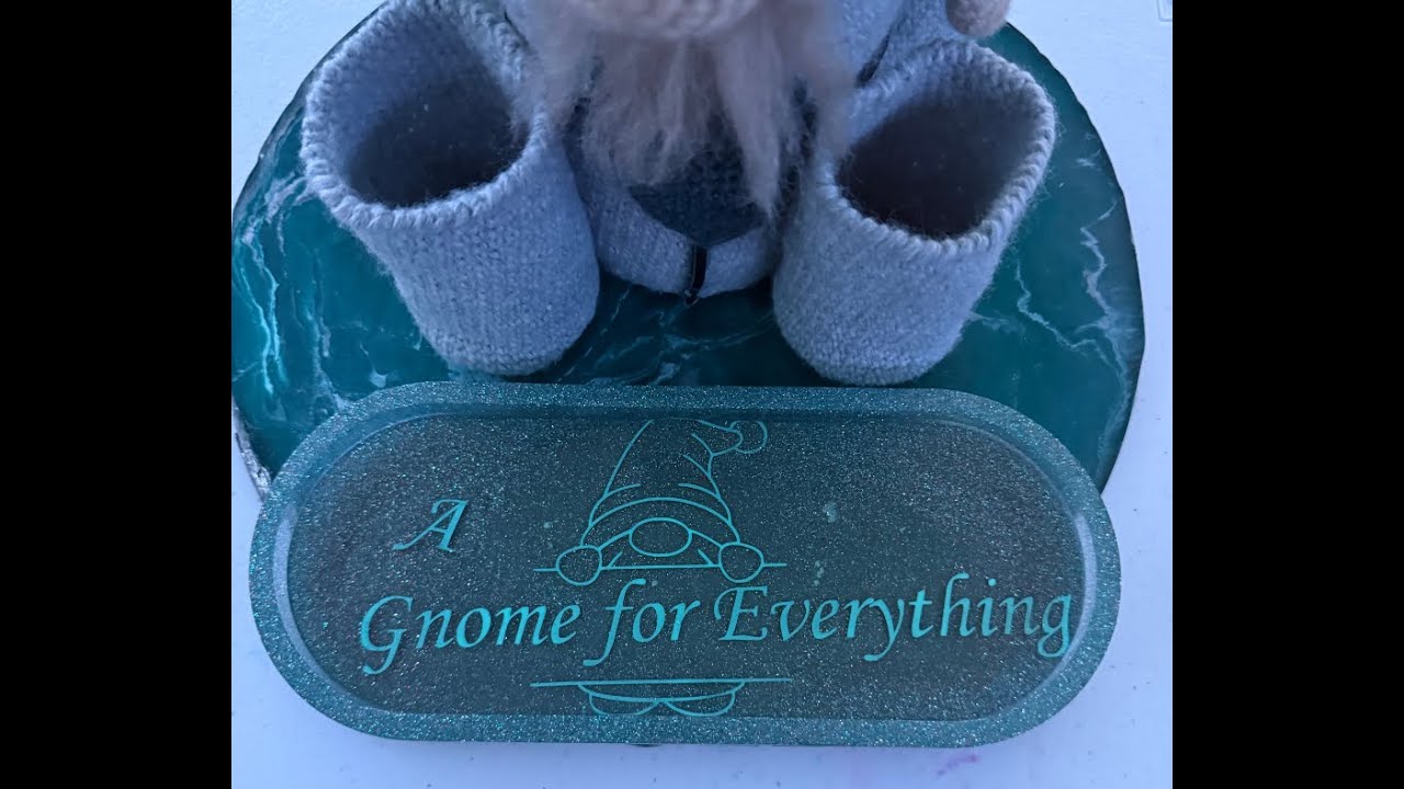 The Heart of the Project: Crochet + Resin Gnome Organizer