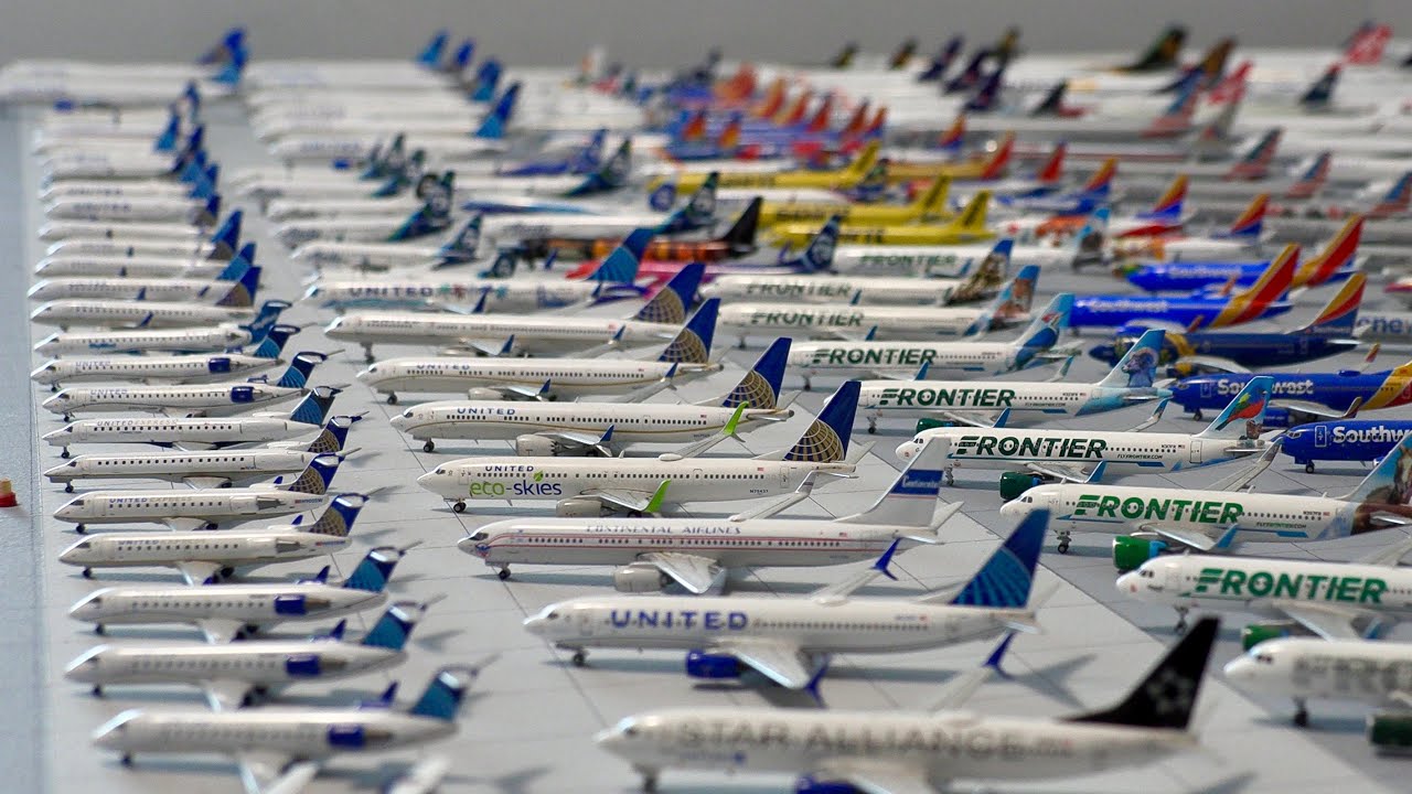 My MASSIVE 200+ Model Airplane Collection!