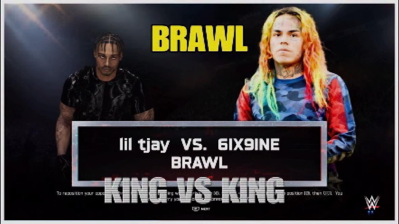 WWE2k25 LIL TJAY VS 6ix9ine BRAWL 15 MARCH 2026