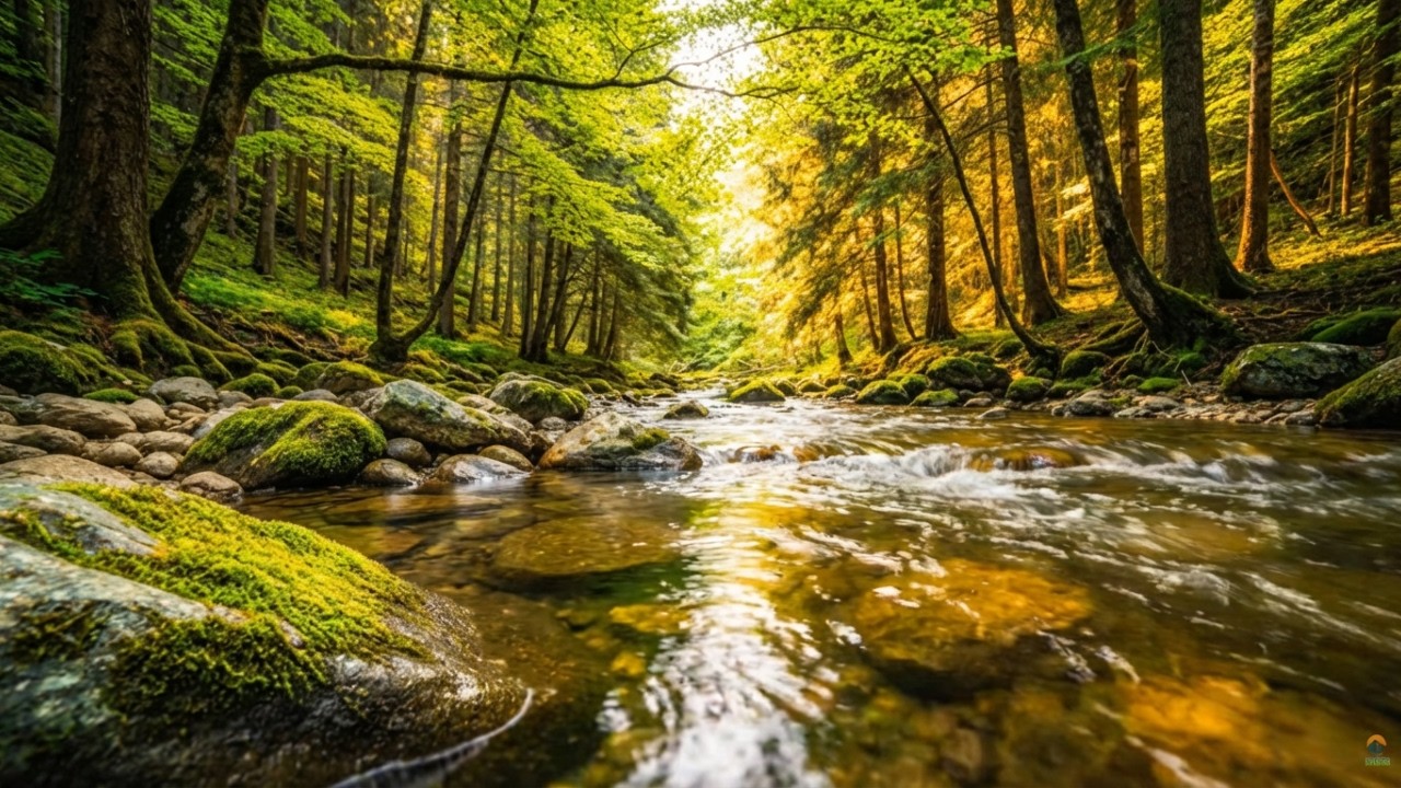 Tranquility Medicine in a Soft Misty River Dawn for Focused Clarity 🌤️