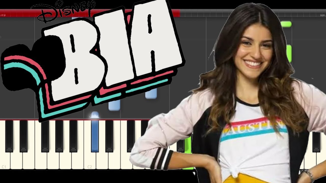 BIA Dar la Vuelta al Mundo Piano Cover Midi tutorial Sheet app  Karaoke