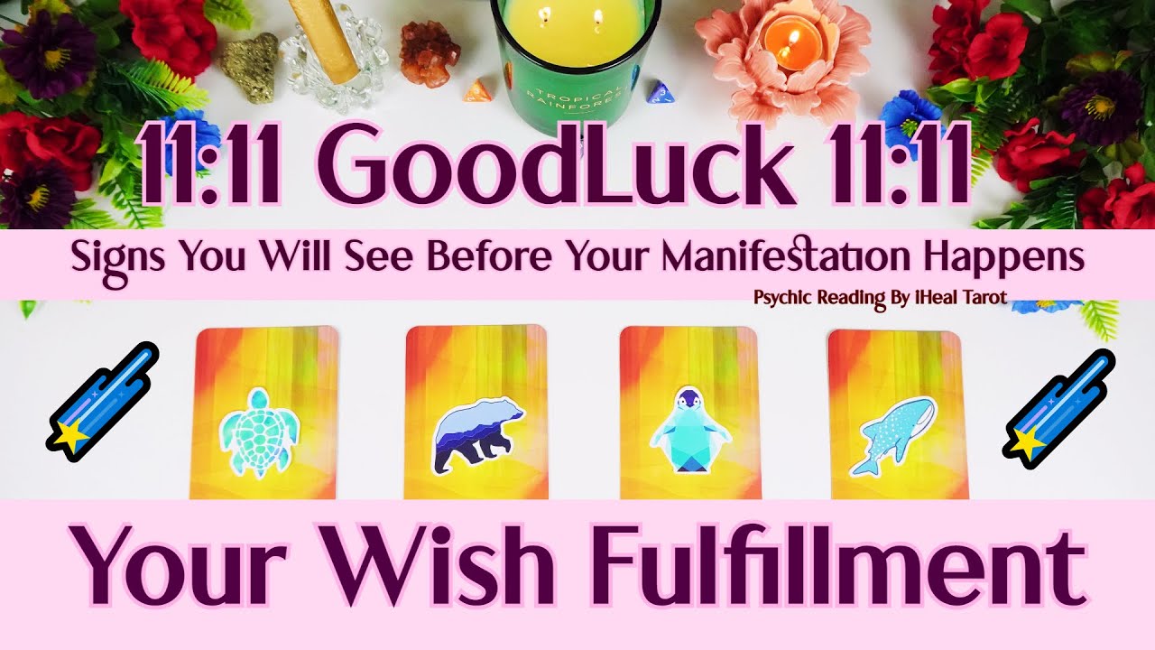 🌈11:11☘️G O O D L U C K☘️⇄Signs You'll See Before Your Dreams Become Reality 🦚💌 Wish Granted✔️🌈
