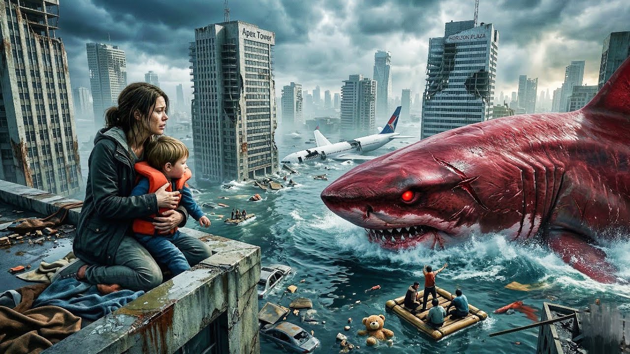 Shark ne kara chaar logo par hamla 😱| Under Paris Movie Explained In Hindi/Urdu