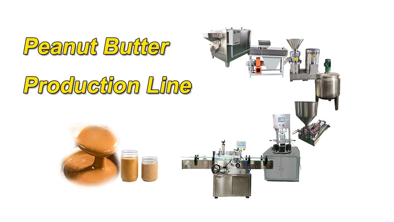 Peanut Grinder | Semi Automatic Peanut Butter Production Line #peanutbutter
