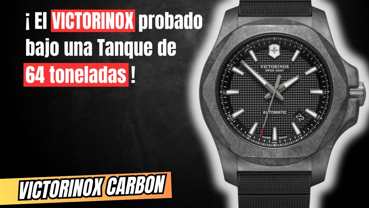 Victorinox I.N.O.X. Carbon: ¡El reloj indestructible para aventureros!