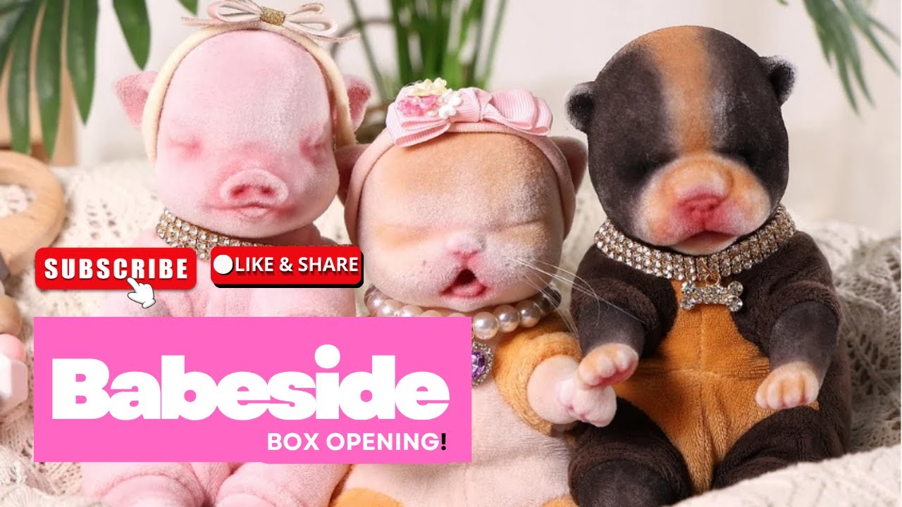 ✨ Unboxing the Cutest Animal Reborn Dolls from Babeside! 🐶😺 | Discount Code: Zachary20