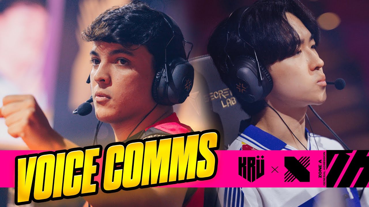 ASÍ SE ESCUCHÓ NUESTRO PRIMER PARTIDO EN #VALORANTChampions 2024 | VOICE COMMS KRÜ VISA vs DRX