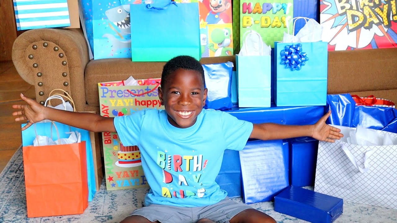 Ben's 9th Birthday Opening Presents!
