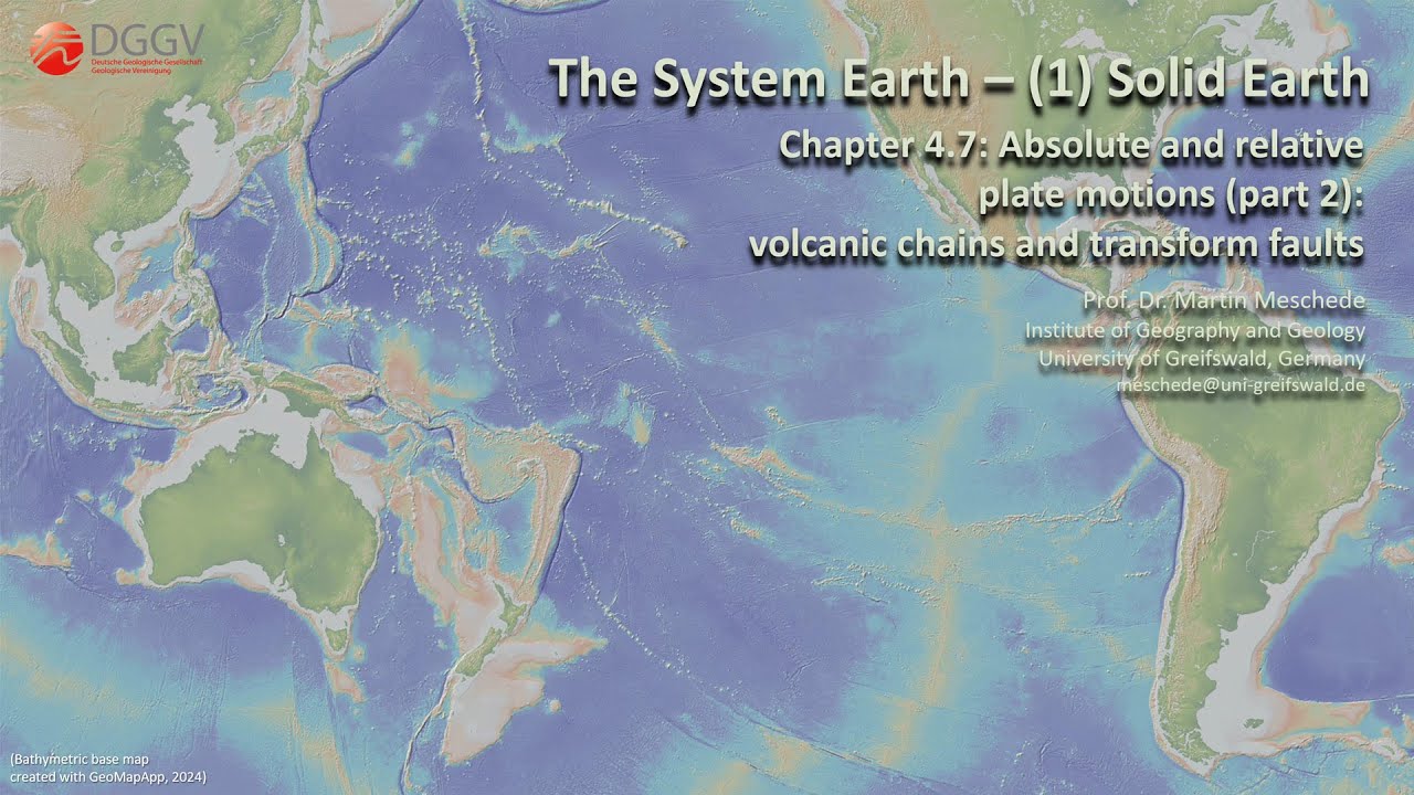 Ch. 4.7: Hotspot tracks and transform faults