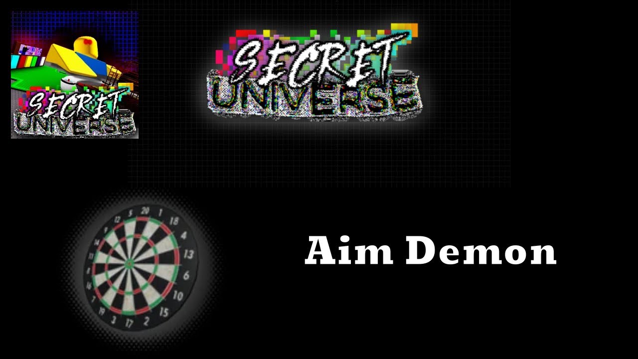 Aim Demon Badge - Secret Universe - Roblox (by Feodoric)
