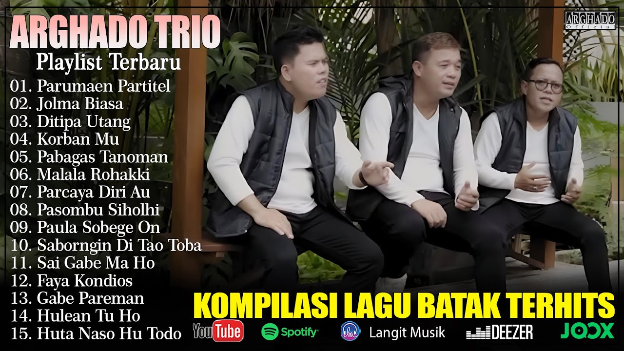 Arghado Trio ~ Kompilasi Musik Batak Terpopuler 2025 Enak Didengar - Top Album Lagu Batak Viral Hits