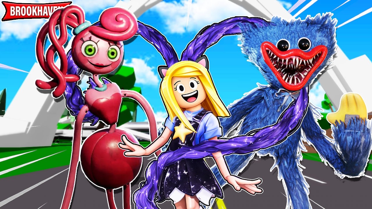 Założyłam Swoją RODZINĘ POPPY PLAYTIME w Roblox Brookhaven 😁