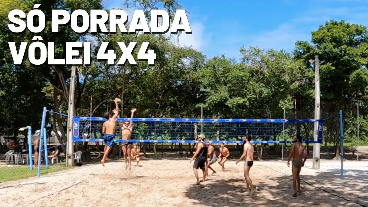 Só Porrada com a Galera da Quadra! #volei4x4 #voleibol #voleidepraia