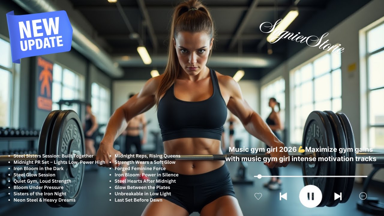 Music gym girl 2026 💪Maximize gym gains with music gym girl intense motivation tracks