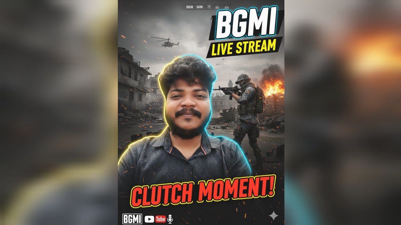 1 vs 4 clutch BGMI LIVE [ LIVE gameplay]