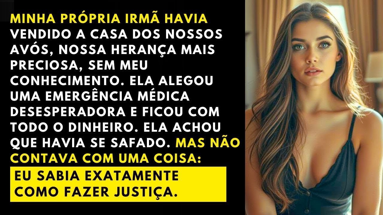 Minha irmã vendeu nossa casa de herança sem minha permissão  Ela não imaginava quem eu realmente er
