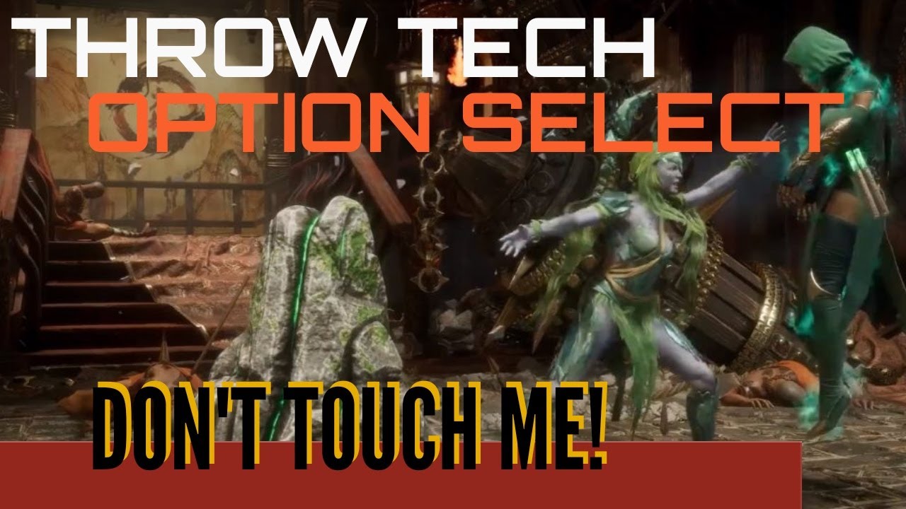 HOW TO DEAL WITH GRABS IN MORTAL KOMBAT 11-THROW TECH OPTION SELECT!