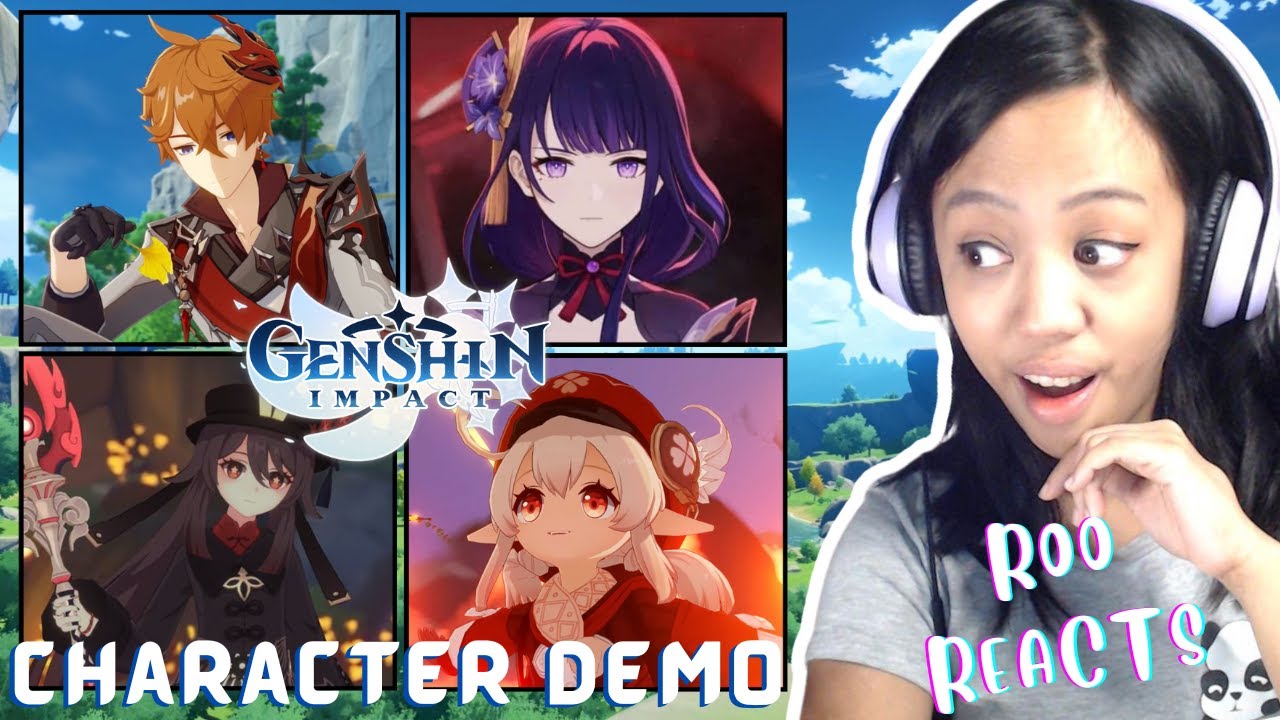 New Genshin Player REACTS to Genshin Impact Character Demo! REACTION